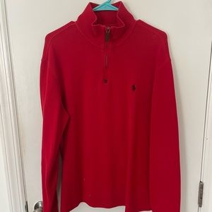 Ralph Lauren Red Quarter Zip